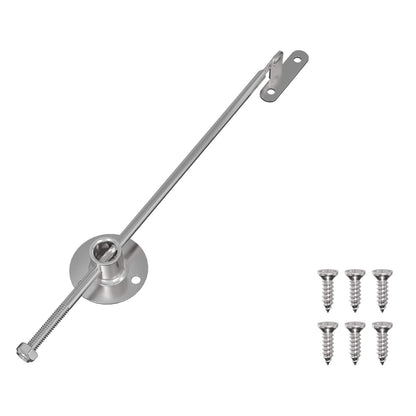 Pull Rod Hinge 12 pcs Silver 190 mm Metal