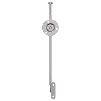 Pull Rod Hinge 12 pcs Silver 190 mm Metal