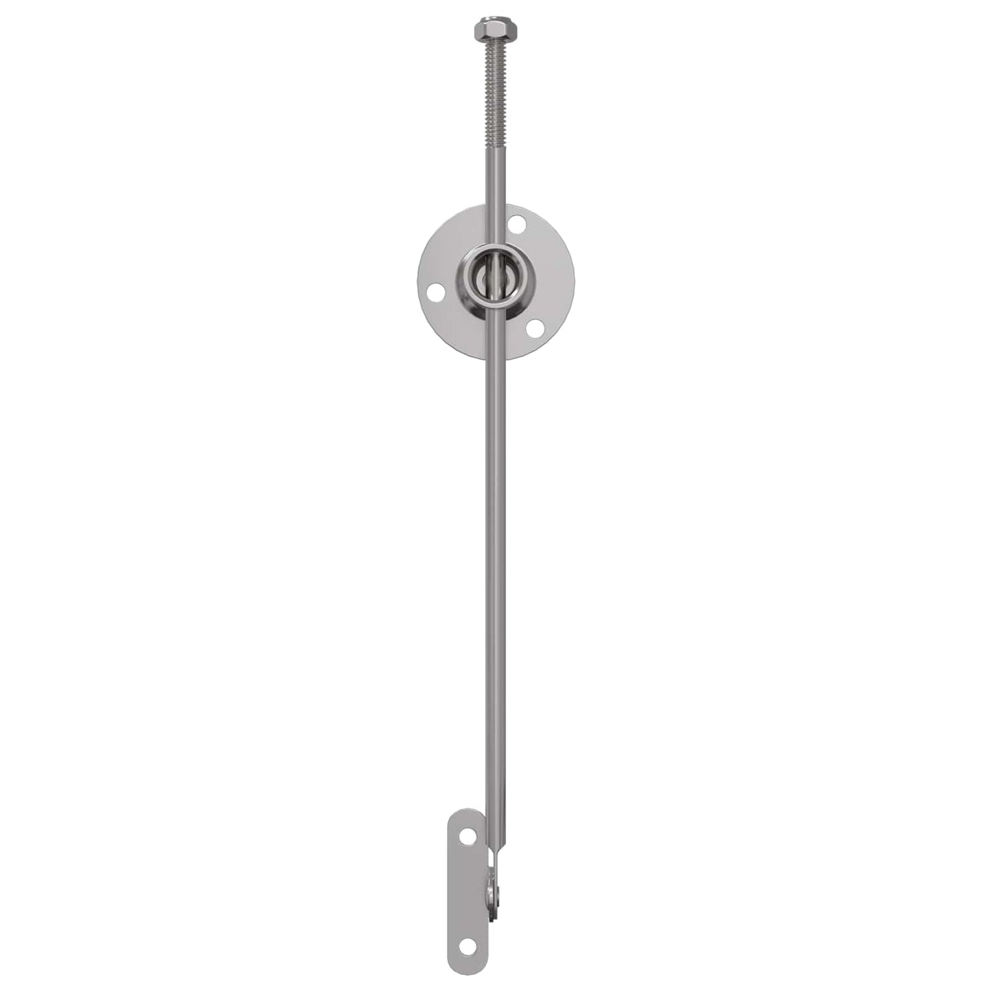 Pull Rod Hinge 12 pcs Silver 190 mm Metal