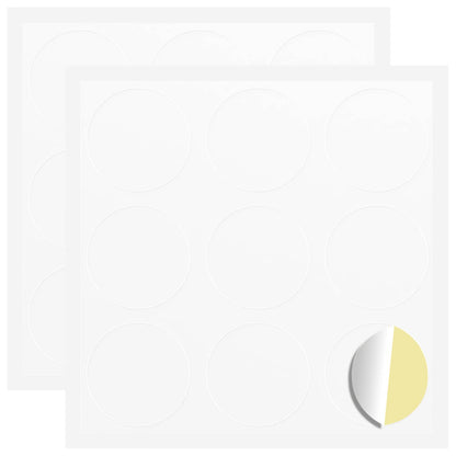 Sticker 2 pcs White Ø 20 x 0.5 mm Paper
