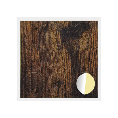 Self-adhesive Screw Cover 12 pcs Smoked Oak Ø 20 x 0.5 mm