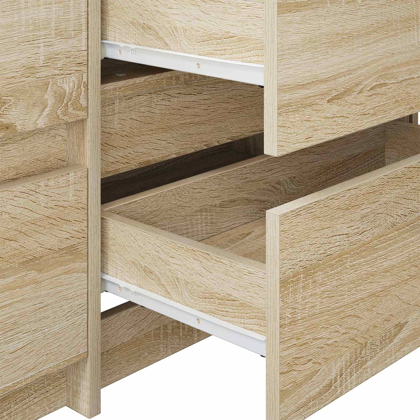 Drawer Slide 87 pcs White Steel