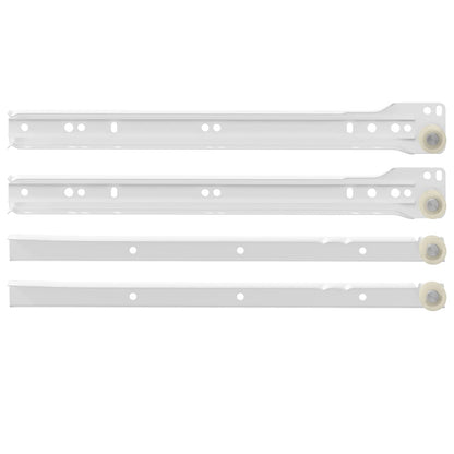 Drawer Slide 73 pcs White Steel