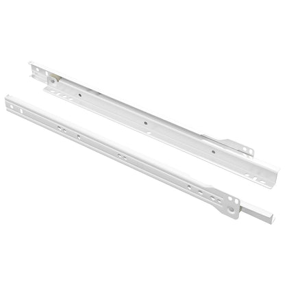 Drawer Slide 2 pcs White 350 mm Steel