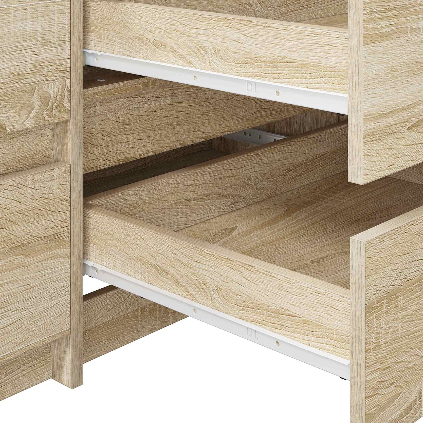 Drawer Slide 55 pcs White Steel