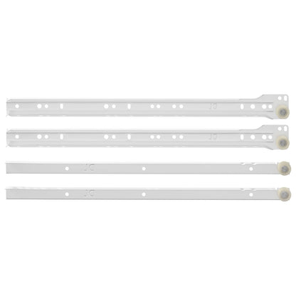Drawer Slide 55 pcs White Steel