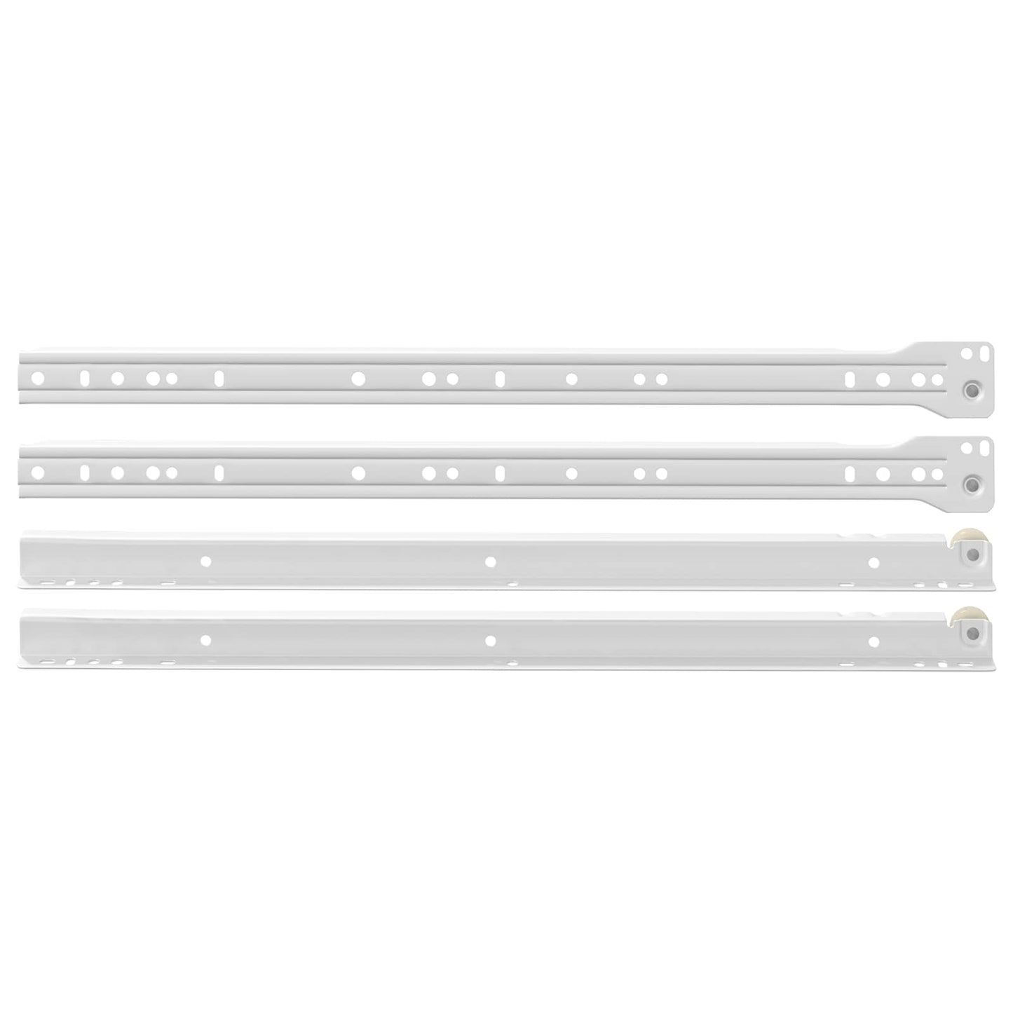 Drawer Slide 49 pcs White Steel