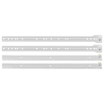 Drawer Slide 49 pcs White Steel