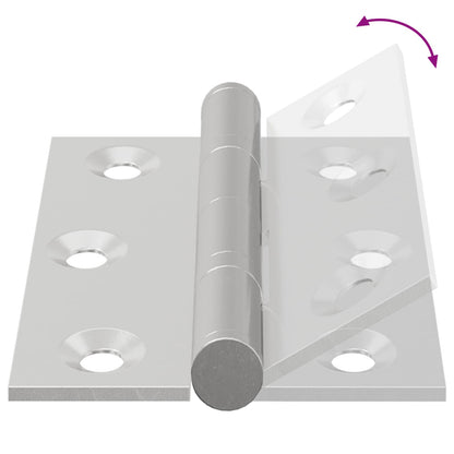 Hinge 720 pcs Silver 50 x 38 x 1.3 mm Steel