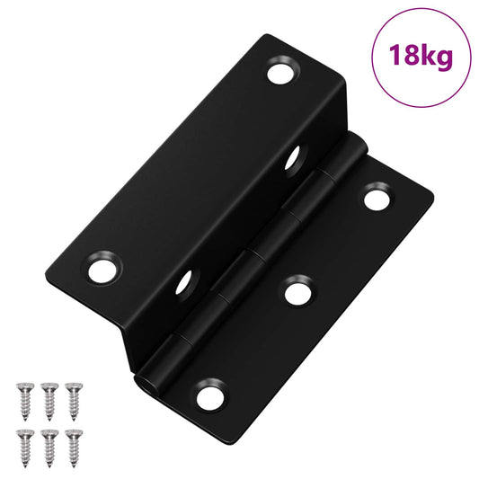 Hinge 537 pcs Black 38 x 17 x 60 mm Iron