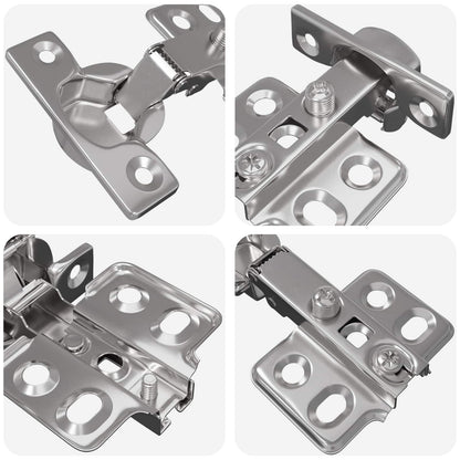 Hinge 2 pcs Nickel 85 x 52.5 x 9.5 mm Iron