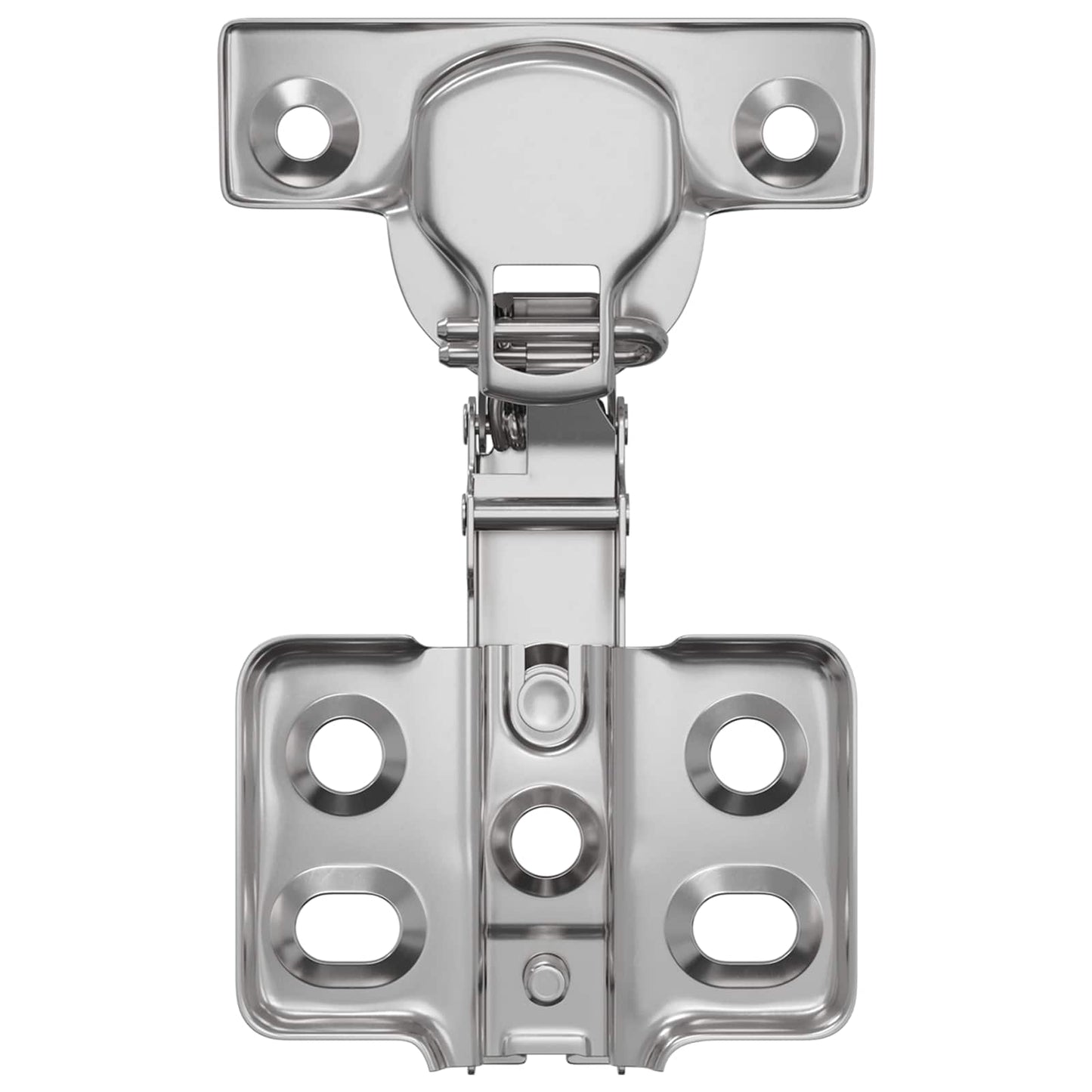 Hinge 2 pcs Nickel 85 x 52.5 x 9.5 mm Iron