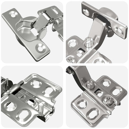 Hinge 2 pcs Nickel 85 x 52.5 x 9.5 mm Iron