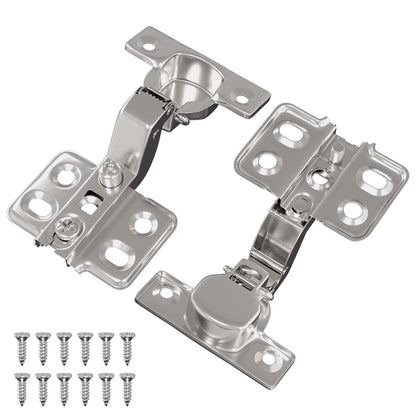 Hinge 2 pcs Nickel 85 x 52.5 x 9.5 mm Iron