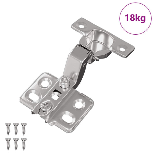 Hinge 254 pcs Nickel 85 x 52.5 x 9.5 mm Iron
