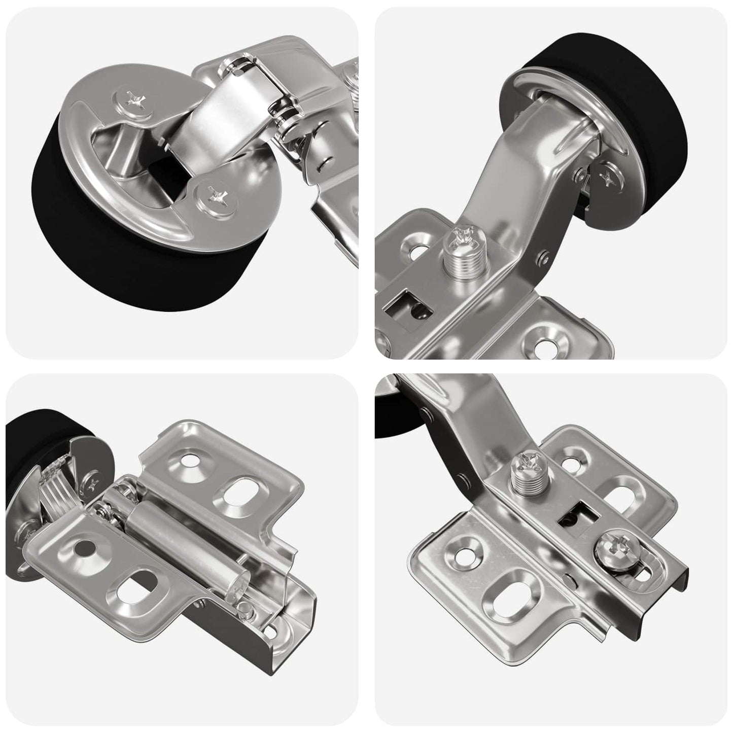 Hinge 123 pcs Silver 35 mm Iron