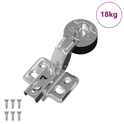 Hinge 123 pcs Silver 35 mm Iron