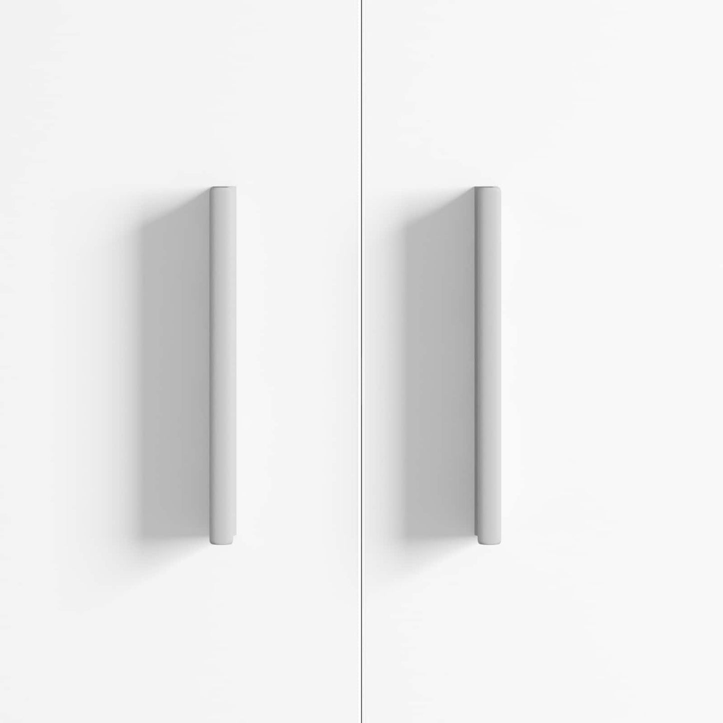 Handle Plain 12 pcs Silver 105.7 x 7.4 x 15.5 mm Aluminium