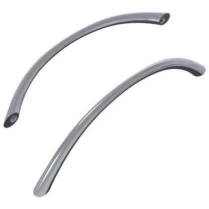 Handle 2 pcs Silver 107 x 3.6 x 23 mm Stainless Steel
