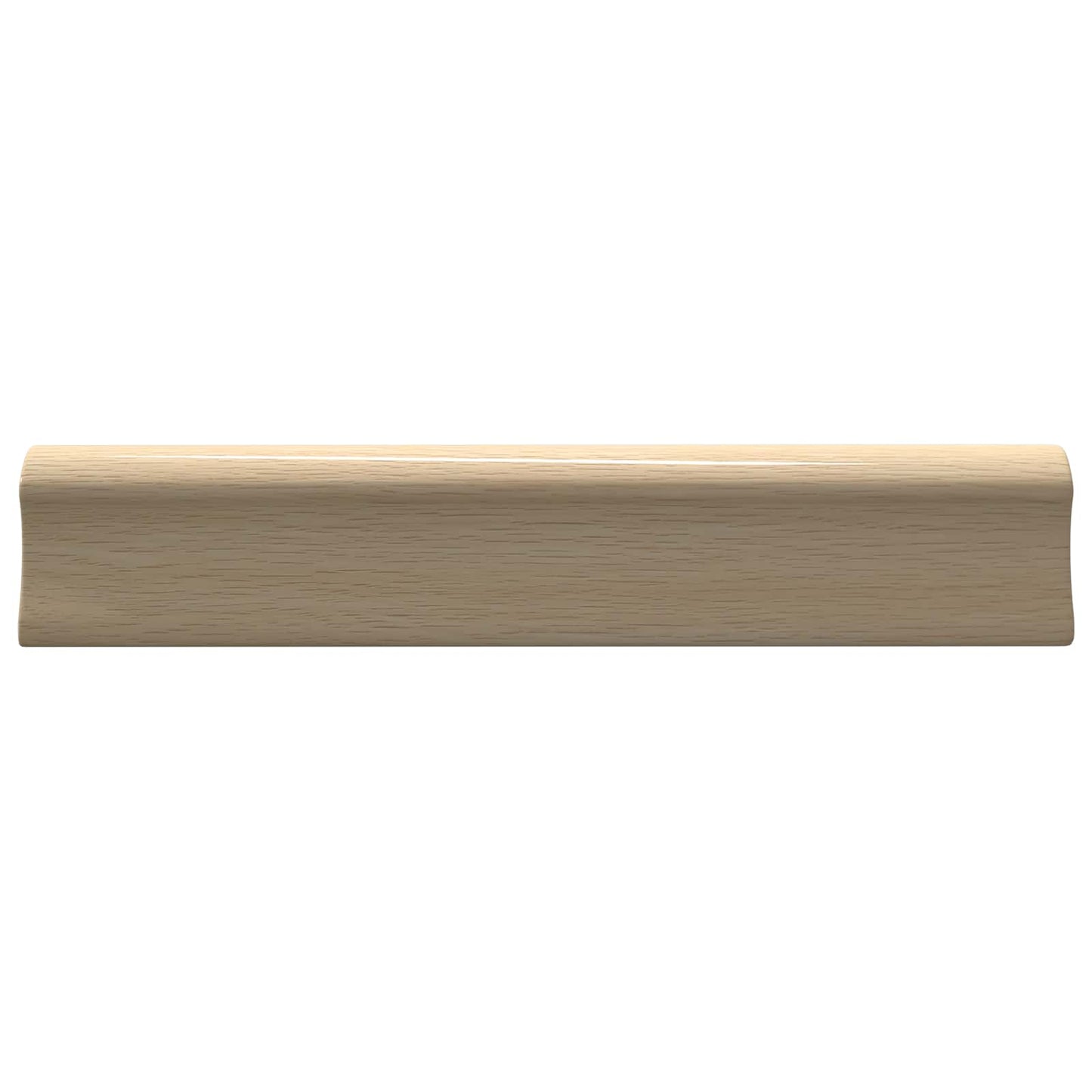 Straight Handle 2 pcs Natural Wood Color 130 x 25 x 30 mm