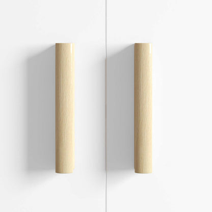 Straight Handle 587 pcs Natural Wood Color 130 x 25 x 30 mm