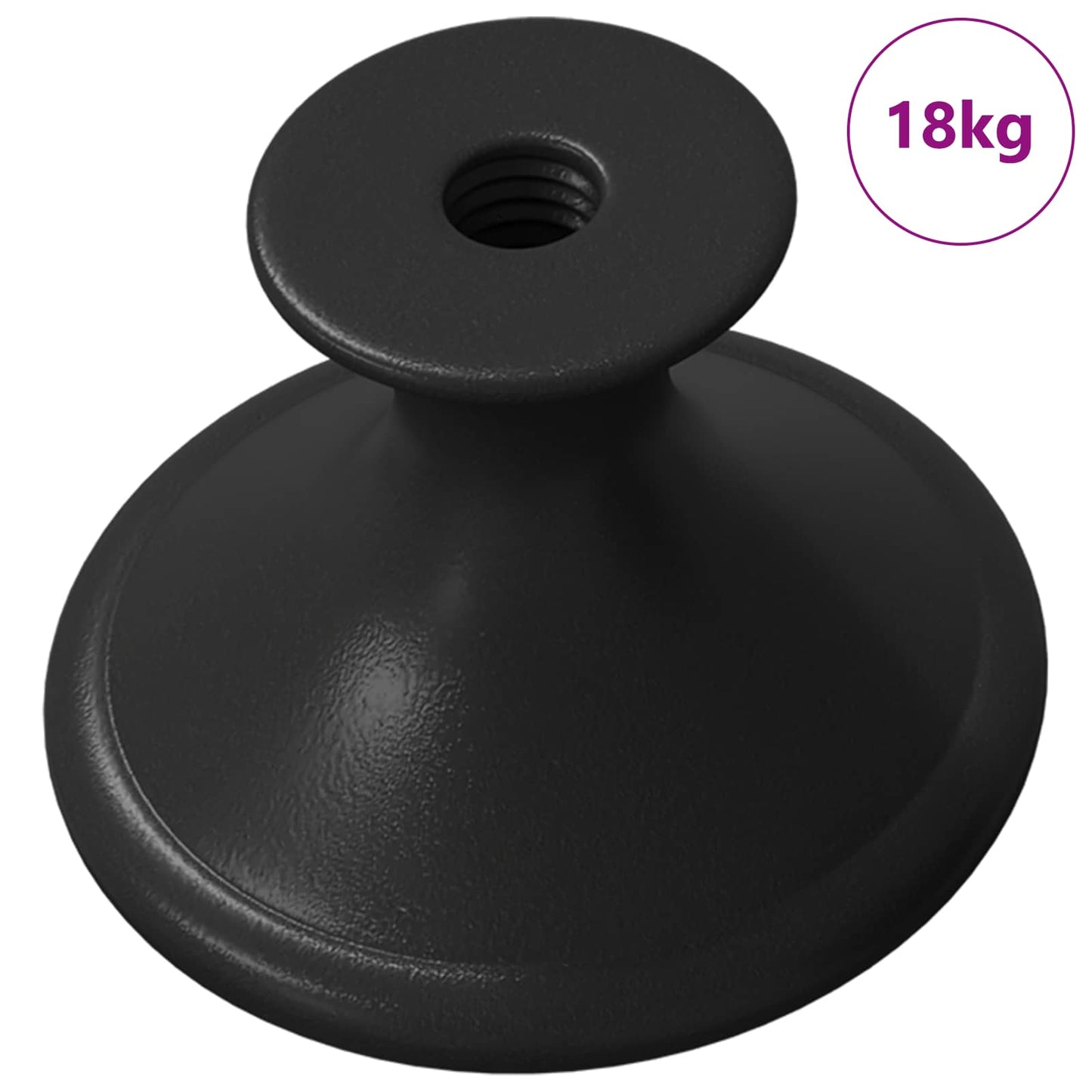 Handle 1461 pcs Black Ø30 mm Aluminium