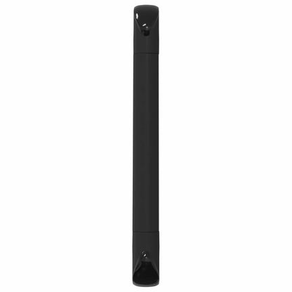 Handle Plain 2 pcs Black 380 x 34 x 85 mm Aluminium and PP