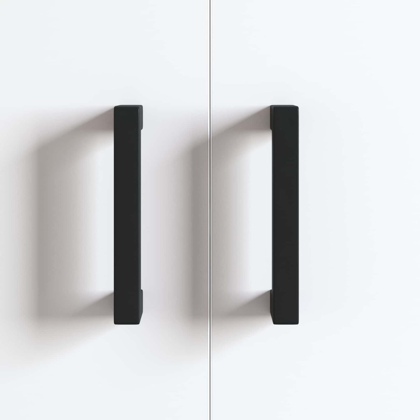 Furniture Handle 12 pcs Black 110 x 12 x 36 mm Iron