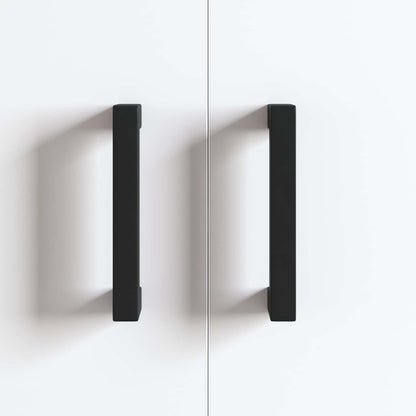 Furniture Handle 12 pcs Black 110 x 12 x 36 mm Iron