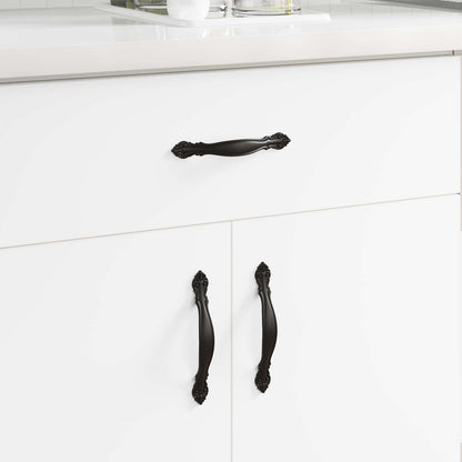 Handle 2 pcs Black 143 x 19.2 x 20 mm Zinc Alloy