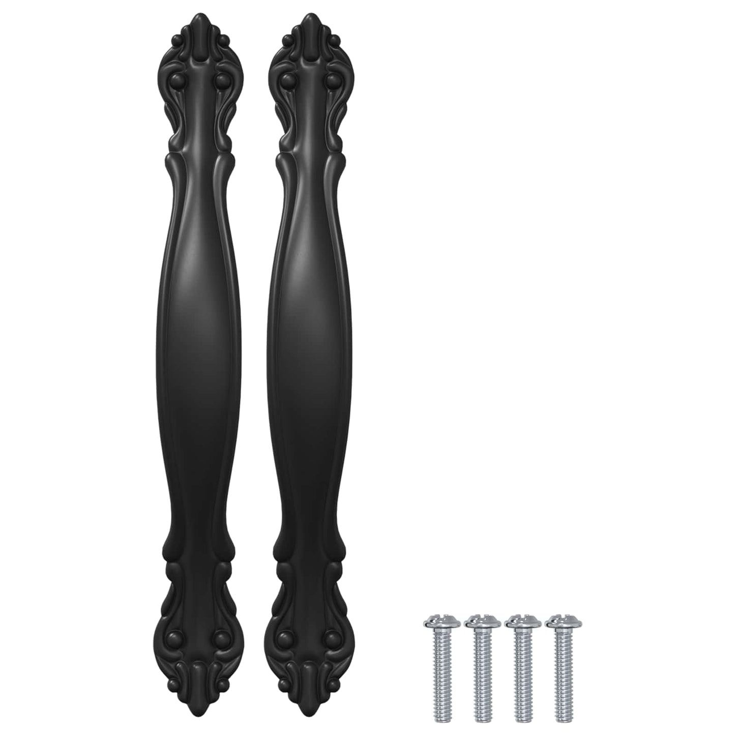 Handle 2 pcs Black 143 x 19.2 x 20 mm Zinc Alloy