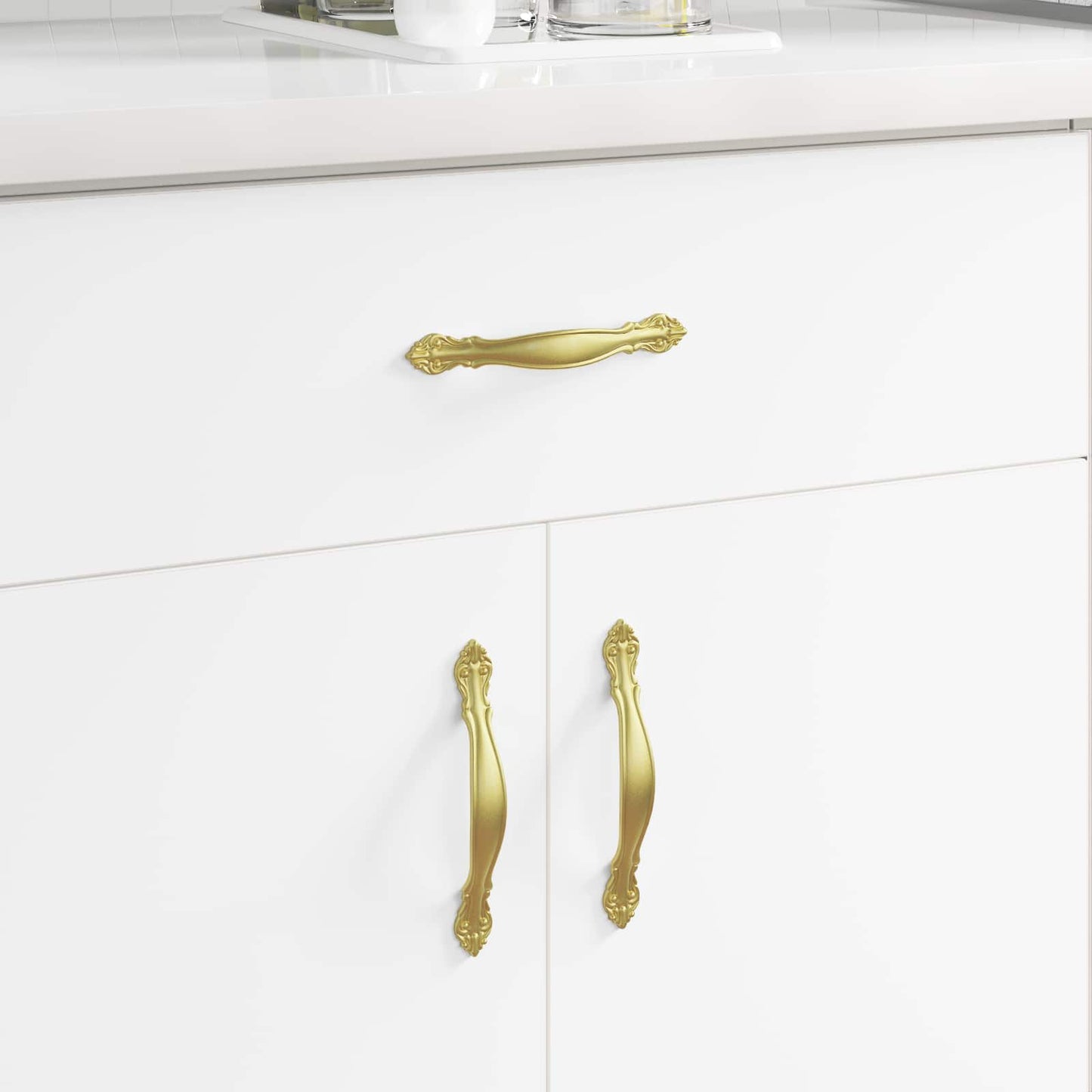 Handle 2 pcs Gold 143 x 19.2 x 20 mm Zinc Alloy