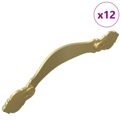 Handle 12 pcs Gold 143 x 19.2 x 20 mm Zinc Alloy