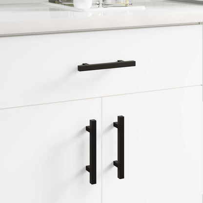 Cabinet Handle 2 pcs Black 150 x 12.3 x 35.2 mm Stainless Steel