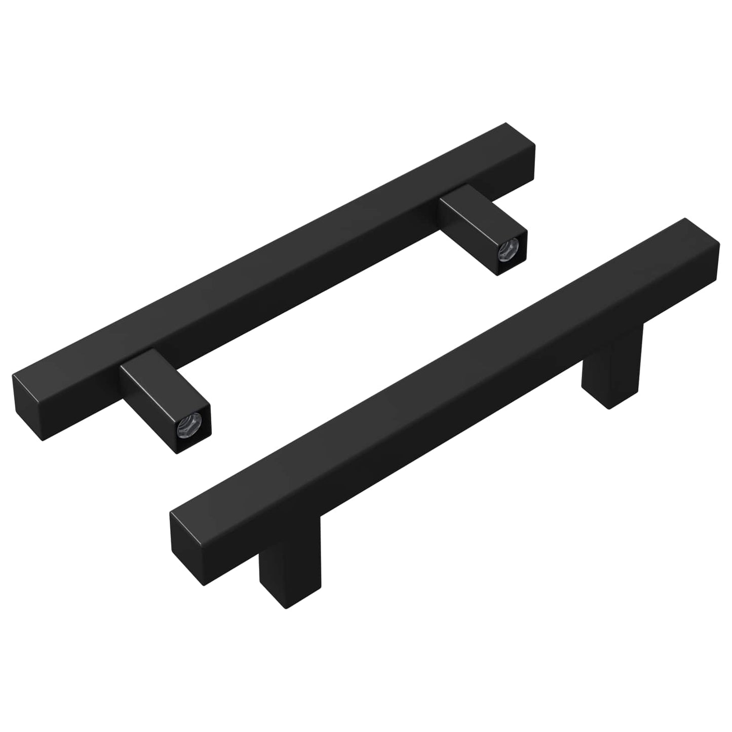 Cabinet Handle 2 pcs Black 150 x 12.3 x 35.2 mm Stainless Steel