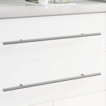 Handle 2 pcs Silver 500 mm Steel