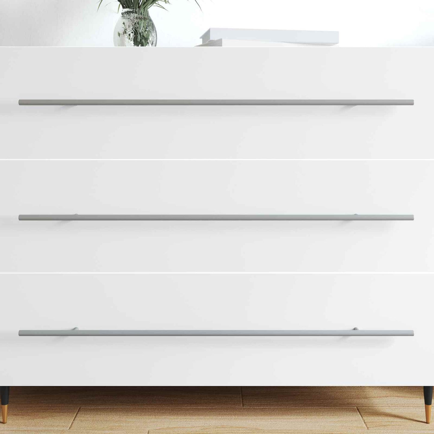 Cabinet Handle 2 pcs Silver 800 mm Stainless Steel