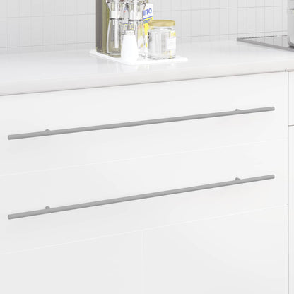 Cabinet Handle 2 pcs Silver 800 mm Stainless Steel