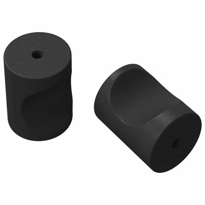 Cabinet Knobs 2 pcs Black M4 x 12 mm Iron