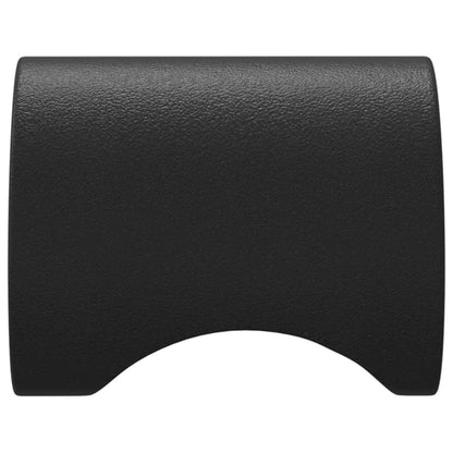 Cabinet Knobs 2 pcs Black M4 x 12 mm Iron