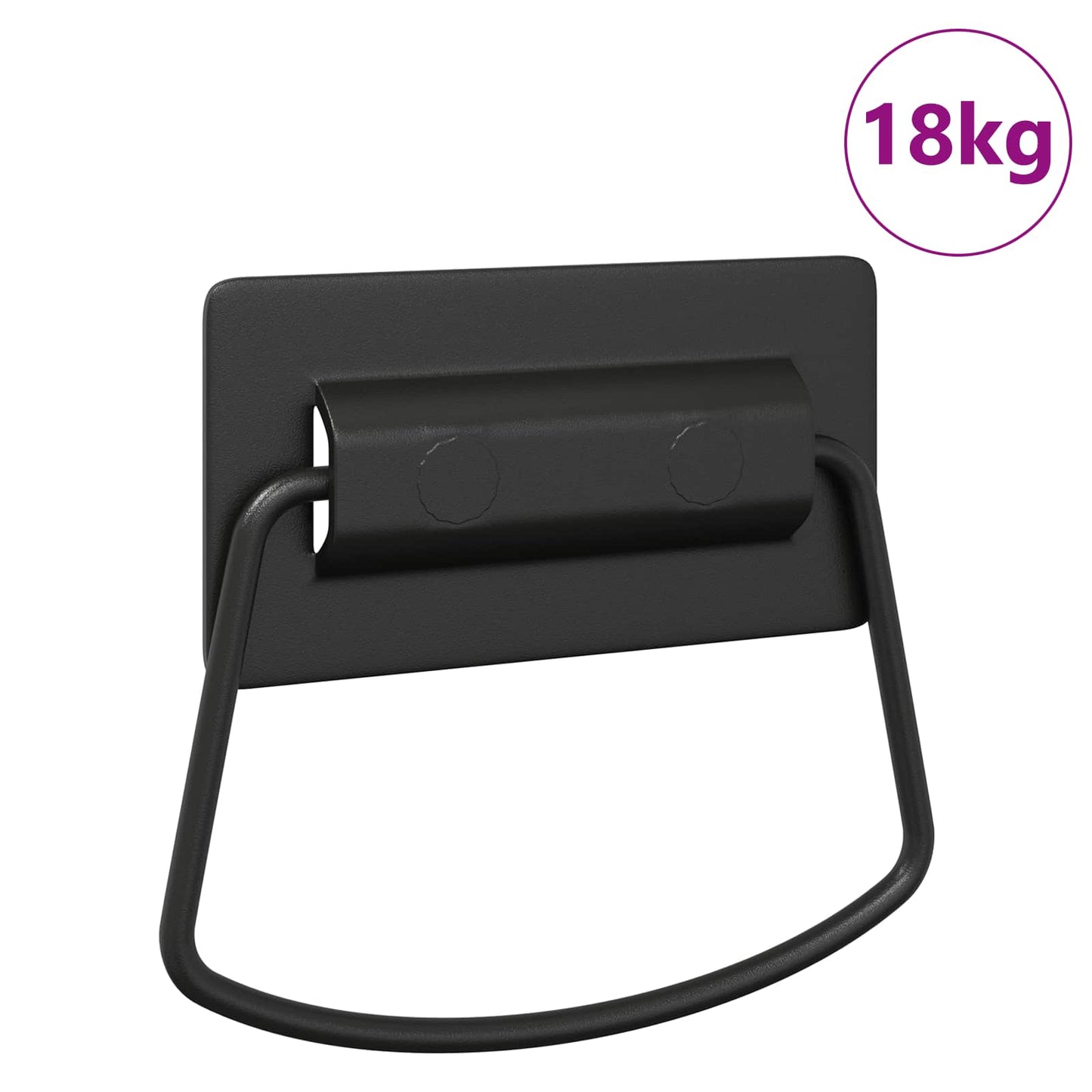 Cabinet Handles Black 85 x 45 mm Metal