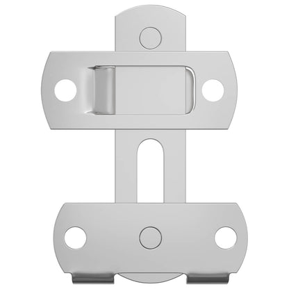 Door Latch 2 pcs Silver 70 x 8 mm Steel