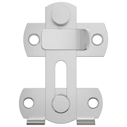 Door Latch 2 pcs Silver 70 x 8 mm Steel