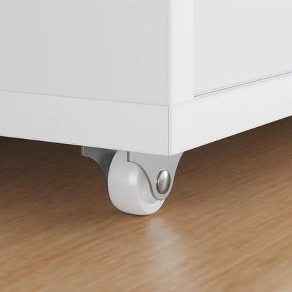 Caster 2 pcs White 42 x 11.5 x 29 mm Iron
