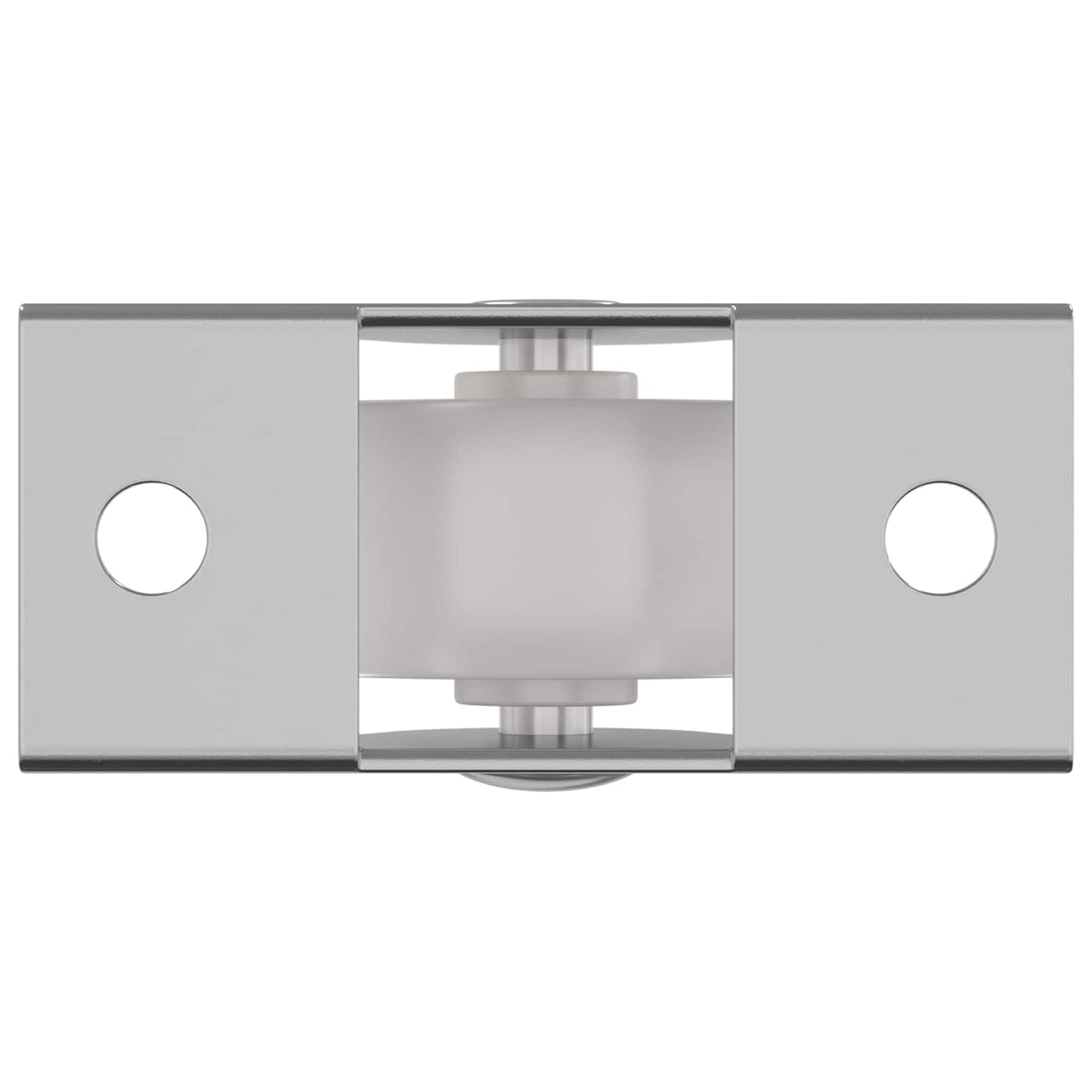 Caster 2 pcs White 42 x 11.5 x 29 mm Iron