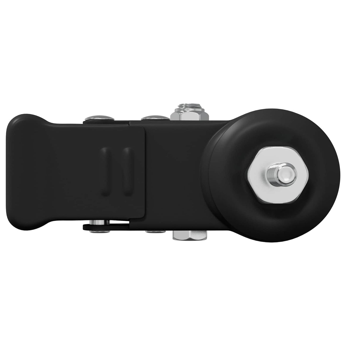 Casters 2 pcs Black M6 x 37 mm Iron and Nylon