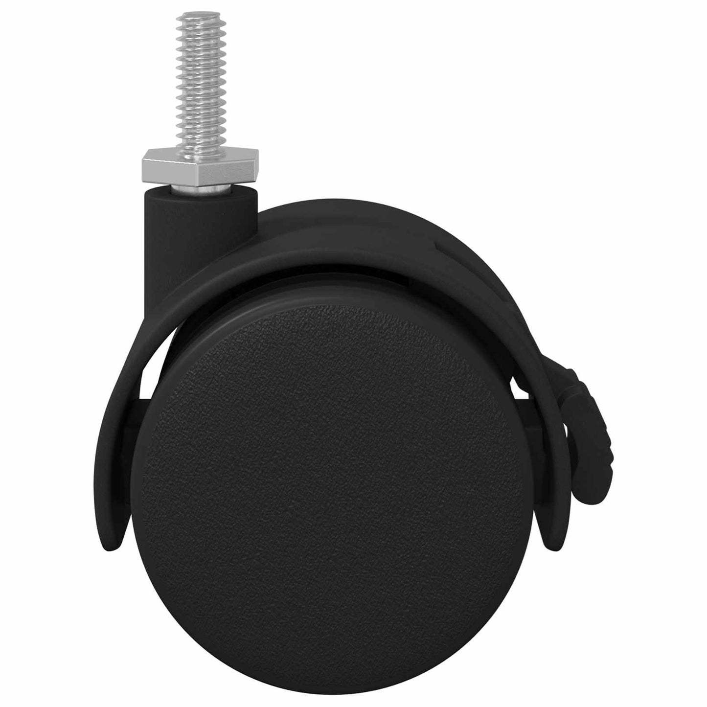 Caster 12 pcs Black and Silver 40.1 x 40.1 x 37.8 mm