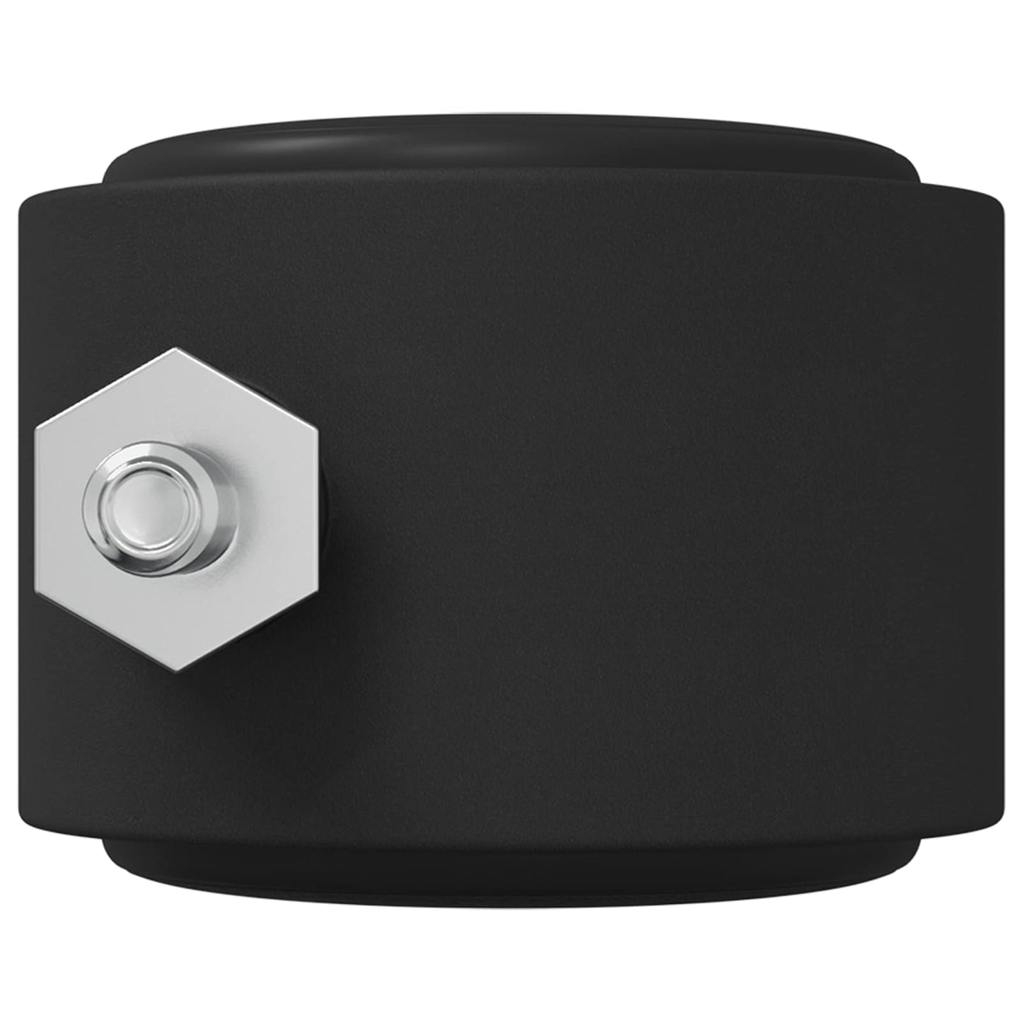 Casters 2 pcs Black 40.1 x 37.8 mm PP and Iron