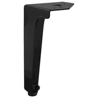 Furniture Feet 2 pcs Black 54.1 x 54.1 x 100 mm Iron