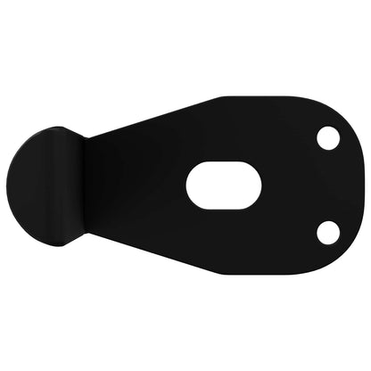Furniture Feet 12 pcs Black 66 x 36 x 160 mm Iron